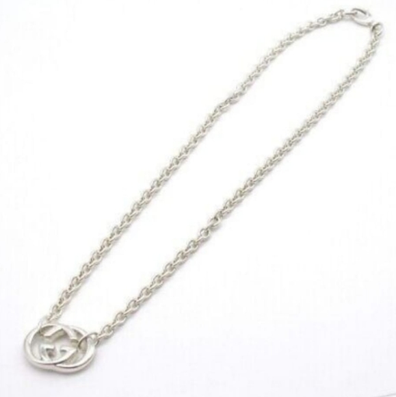 GUCCI LUXURY NECKLACE 925 STERLING SILVER 16 inches - Picture 7 of 8